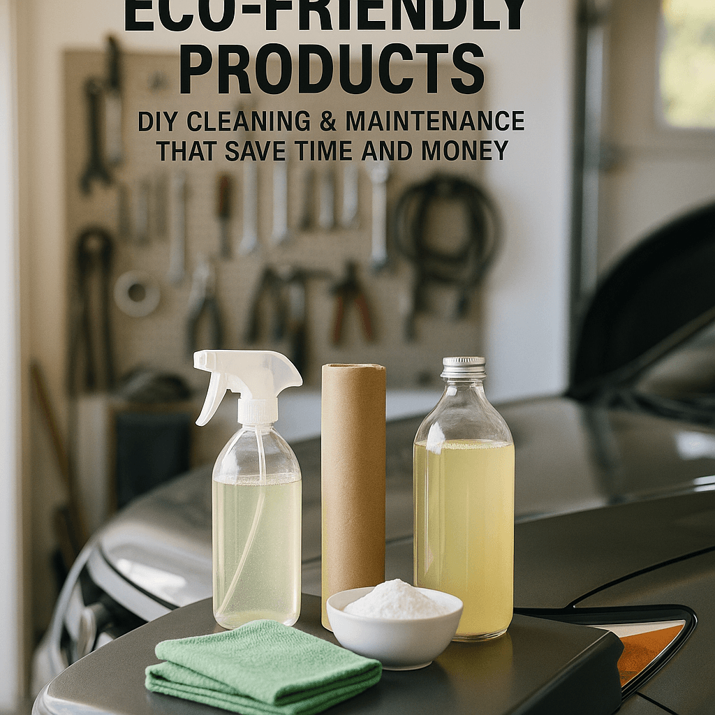 What You Need for Eco-Friendly Products for DIY Cleaning & Maintenance that Save Time and Money (Fall, August)
