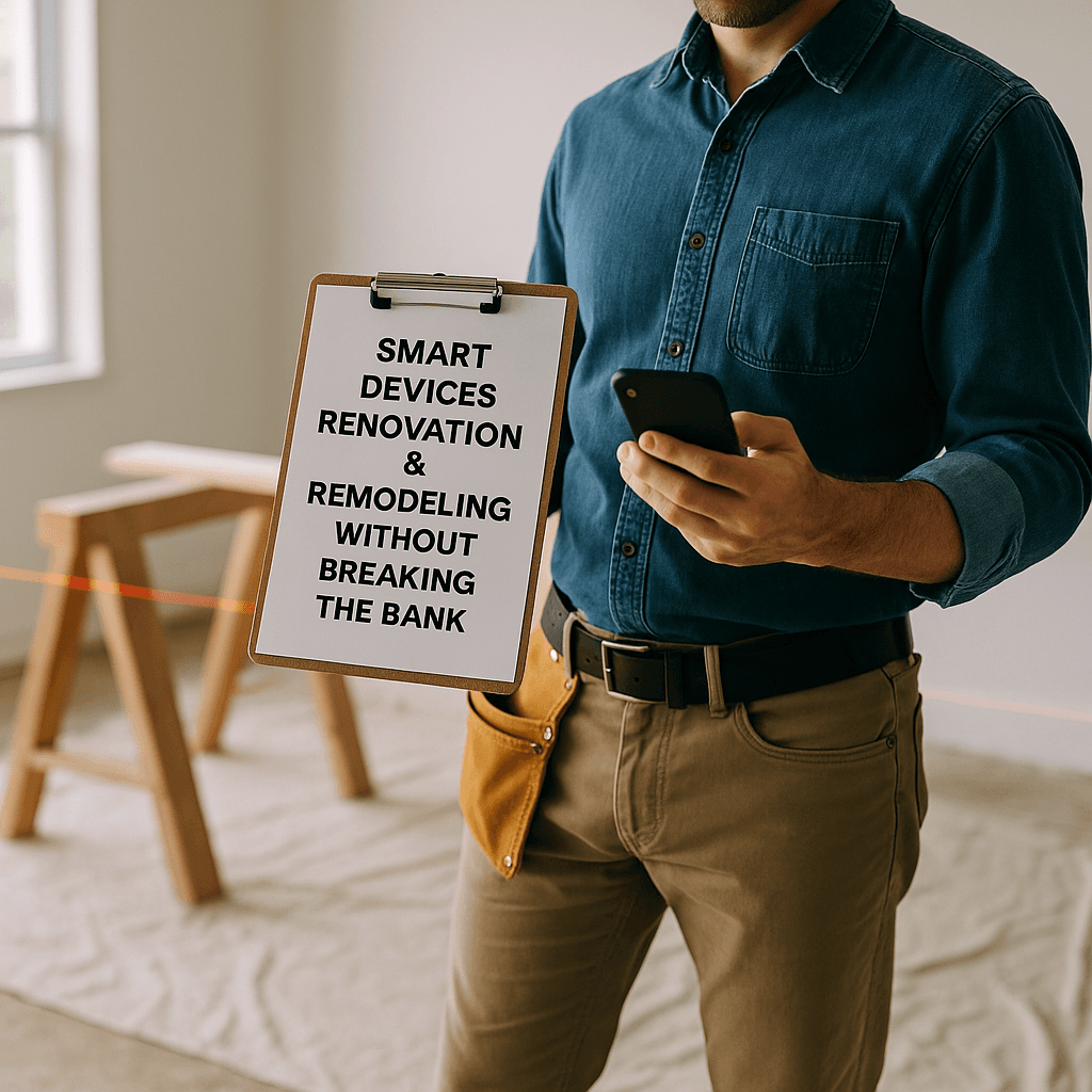 Expert Tips for Smart Devices for Renovation & Remodeling Without Breaking the Bank (Summer, August)