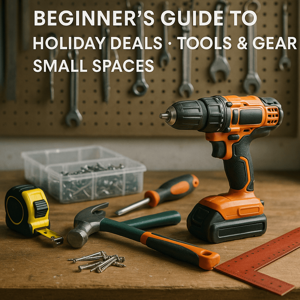 Beginner's Guide to Holiday Deals for Tools & Gear for Small Spaces (Winter, December, Christmas)