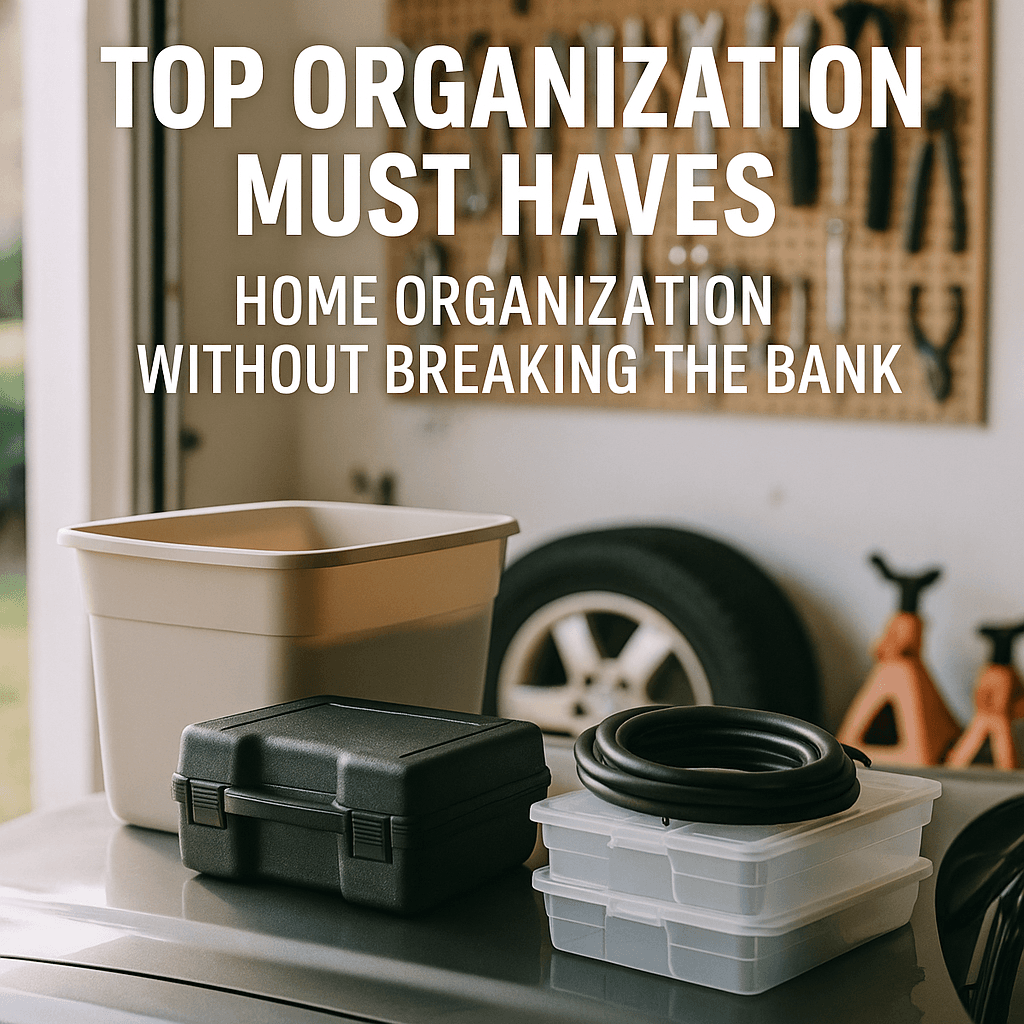 Top Organization Must-Haves for Home Organization Without Breaking the Bank (Summer, August)