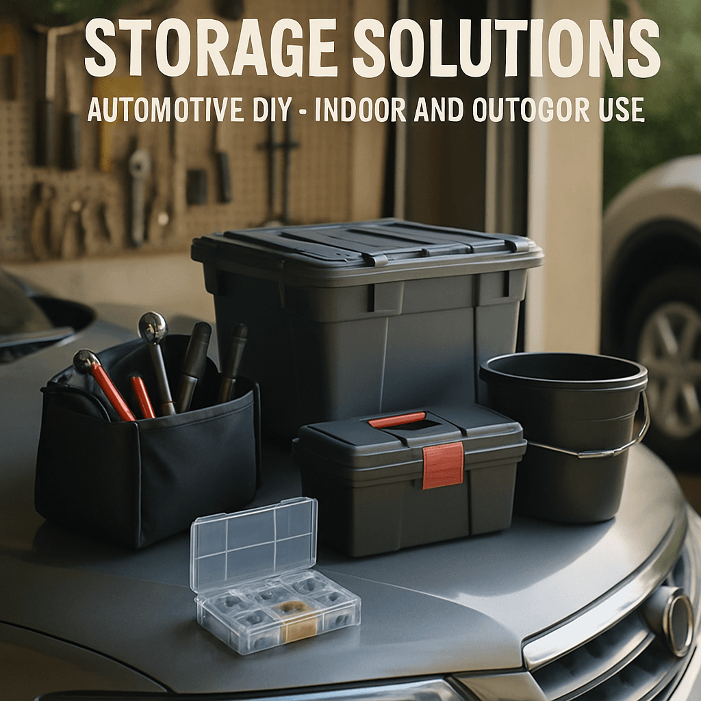 Time-Saving Storage Solutions for Automotive DIY for Indoor and Outdoor Use (Fall, September)