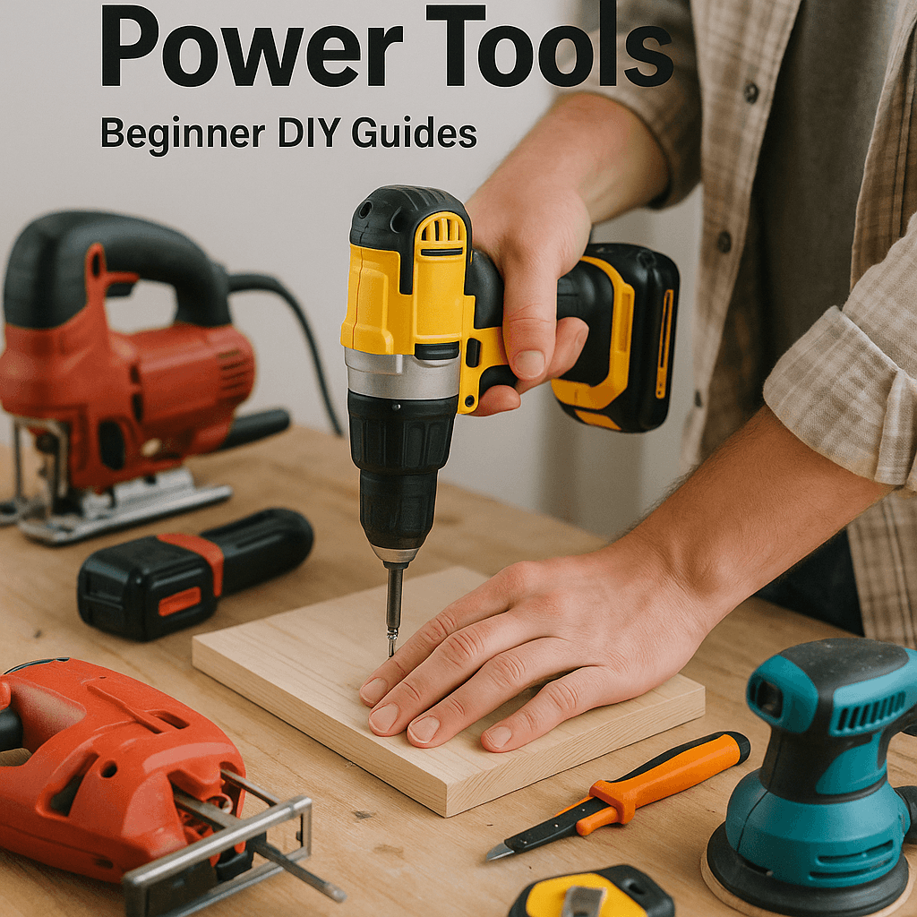 What You Need for Power Tools for Beginner DIY Guides to Prep for Spring (Winter, December, Year-End)